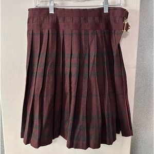 Burberry Brit plaid Wool skirt